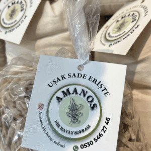 UŞAK SADE ERİŞTE  (ATA TOHUMLU TAM BUĞDAY UNLU 1 kg)